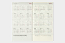 Load image into Gallery viewer, Traveler's Company Traveler's Notebook Monthly Diary 2021 Edition (14418-006)