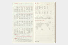 Load image into Gallery viewer, Traveler's Company Traveler's Notebook Monthly Diary 2021 Edition (14418-006)