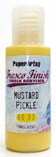 Load image into Gallery viewer, PaperArtsy Fresco Finish Chalk Acrylics Mustard Pickle Translucent (FF148)