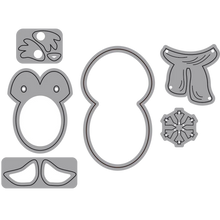 Load image into Gallery viewer, Elizabeth Craft Designs Die Set Penguin (1566)