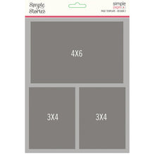 Load image into Gallery viewer, Simple Stories Simple Pages Photo Mat Template Design 2 (15828)