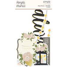 Simple Stories Simple Pages Page Pieces Wedding (15912)