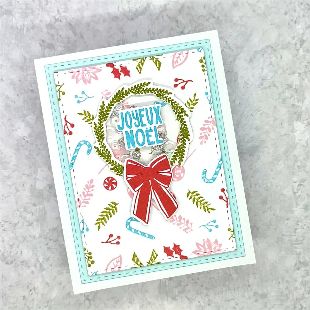 LDRS Creative Peace & Joy Piroutte Stamp & Die Set (8248)