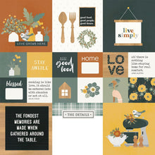 Load image into Gallery viewer, Simple Stories Hearth & Home Collection 12x12 Designer Cardstock 2x2 and 4x4 Elements (16512)