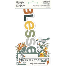 Load image into Gallery viewer, Simple Stories Hearth & Home Collection Simple Pages Page Pieces So Very Blessed (16527)