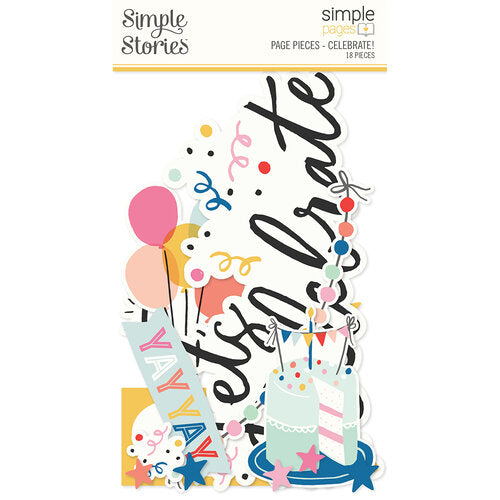 Simple Stories Simple Pages Page Pieces Celebrate (17428)