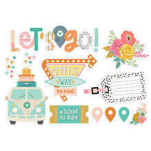 Load image into Gallery viewer, Simple Stories Let's Go Collection Simple Pages Page Pieces (17727)