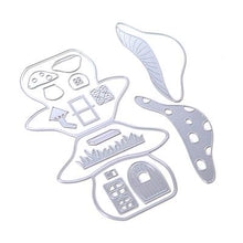 Load image into Gallery viewer, Elizabeth Craft Designs Mushroom House Folding Card Die (1796)