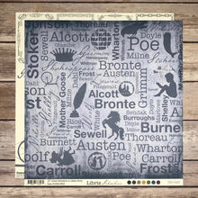 Load image into Gallery viewer, Finders Keepers Libris Schmibris Collection 12&quot; x 12&quot; Scrapbook Paper - A Likely Story (1802-0803)
