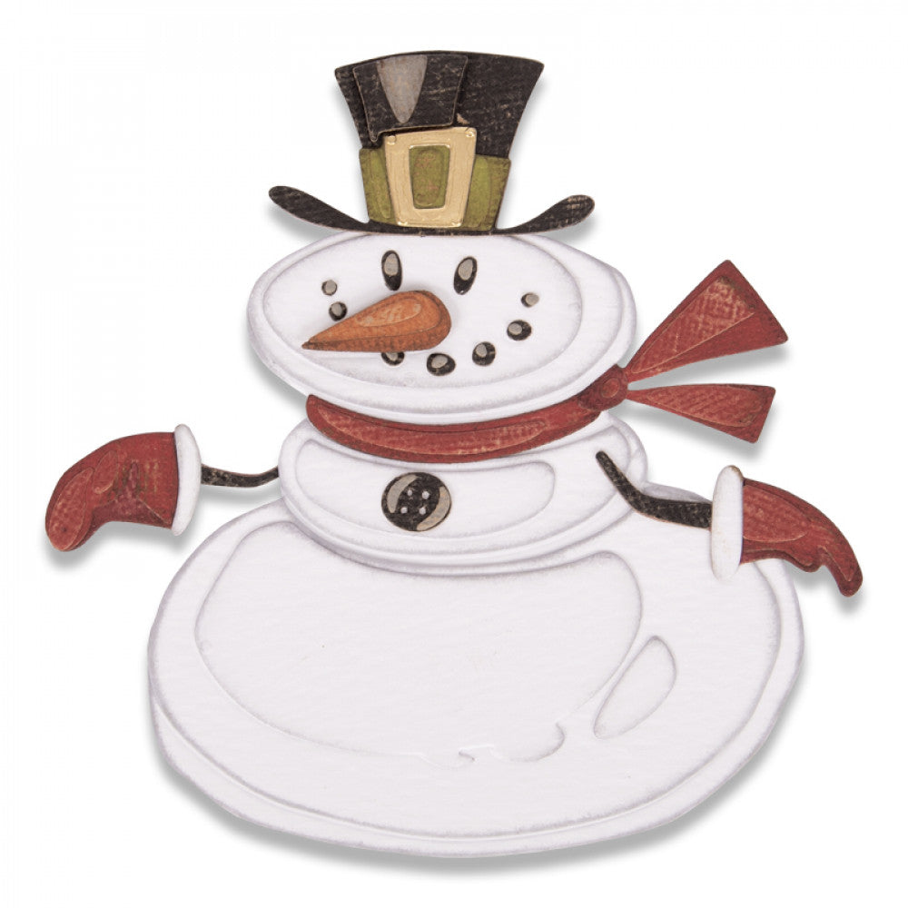 Sizzix Thinlits Die Set Colorize Mr. Snowman by Tim Holtz (664230)