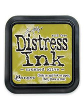 Load image into Gallery viewer, Tim Holtz Distress Ink Pad Crushed Olive (TIM27126)