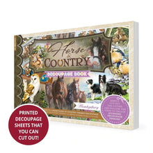 Load image into Gallery viewer, Hunkydory Crafts Limited Horse & Country Decoupage Book (DECBOOK114)
