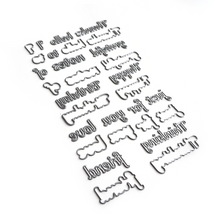 Load image into Gallery viewer, Elizabeth Craft Designs Everything's Blooming Collection Everyday Words Die Set (2020)