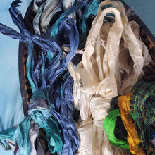 Load image into Gallery viewer, Silk Sari Ribbon 3 Yard Bundle