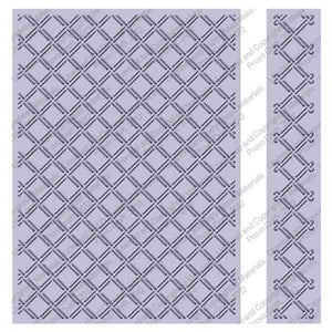 Cuttlebug Embossing Folder Wicker Weave Set (2001269)