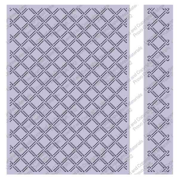 Cuttlebug Embossing Folder Wicker Weave Set (2001269)