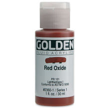 Load image into Gallery viewer, GOLDEN Fluid Acrylics Red Oxide (2360-1)