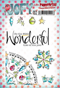 PaperArtsy Rubber Stamp Set Wonderful Life designed by Jo Firth-Young (JOFY109)