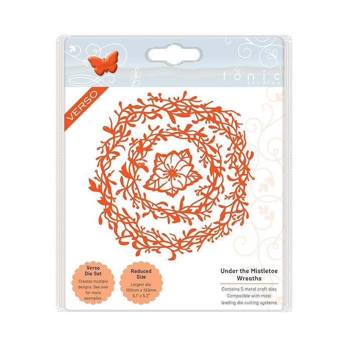 Tonic Studios Under the Mistletoe Wreaths Die Set (2685e)