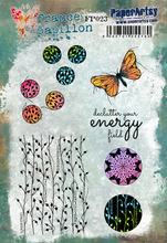 Load image into Gallery viewer, Paper Artsy Stamp Set Declutter Your Energy Field designed by France Papillon (FP023)