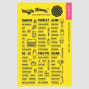 Waffle Flower Photopolymer Stamp Set Plan To Glow (271082)