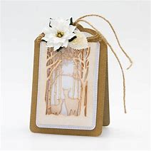 Load image into Gallery viewer, Tonic Studios Dimensions Die - Enchanted Forest Silhouette Tag & Wallet Die Set (2758e)