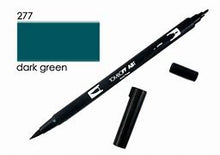 Load image into Gallery viewer, Tombow ABT Dual Brush Pens - Dark Green (ABT-277)