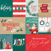Load image into Gallery viewer, Photoplay Paper It's a Wonderful Christmas Collection 12x12 Scrapbook Paper This Home Believes (WON3501)