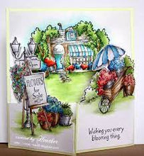 Load image into Gallery viewer, Art Impressions Unmounted Stamp Shoppes Try Folds (4339)