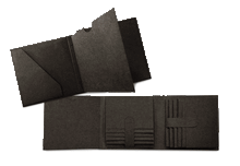 Load image into Gallery viewer, Graphic 45 Trifold Waterfall Folio Album Black (4502383)