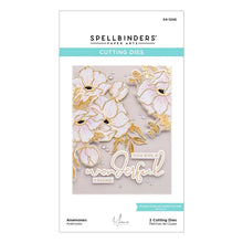 Load image into Gallery viewer, Spellbinders Paper Arts Cutting Dies Anemones (S4-1246)