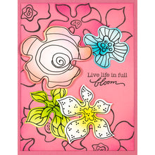 Load image into Gallery viewer, Stampendous Fran's Clear Stamp & Die Set Floral Bouquet (DCP1022)