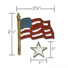 Load image into Gallery viewer, Sizzix Movers & Shapers Die Mini Old Glory Set by Tim Holtz (FL657477)