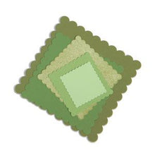 Load image into Gallery viewer, Sizzix Framelits Die Set 6PK - Squares, Scallop (657566)
