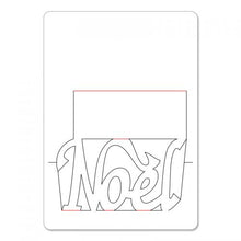 Load image into Gallery viewer, Sizzix Pop 'n Cuts Magnetic Insert Die Phrase Noel 3-D Pop-Up by Karen Burniston (658046)