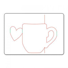 Load image into Gallery viewer, Sizzix Pop 'n Cuts Magnetic Insert Die Mug & Heart 3-D Pop-U (658374)