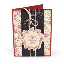 Load image into Gallery viewer, Sizzix Interchangeable Stamps - Christmas Tree & Holiday Wreath by Jen Long (660671) - Retired