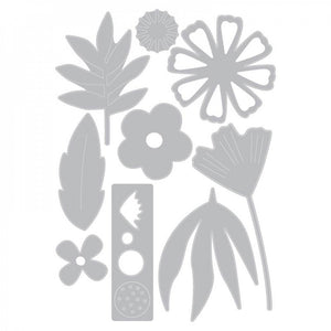Sizzix Thinlits Die Set Free Style Florals by Sophie Guilar (663437)