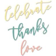 Load image into Gallery viewer, Sizzix Thinlits Die Set Occasion Phrases by Sharon Drury (663850)