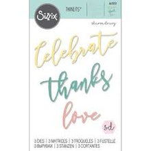 Load image into Gallery viewer, Sizzix Thinlits Die Set Occasion Phrases by Sharon Drury (663850)