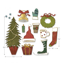 Load image into Gallery viewer, Sizzix Thinlits Festive Things by Tim Holtz (664191)