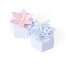 Load image into Gallery viewer, Sizzix Thinlits Dies Seasonal Hexagon Box (664493)