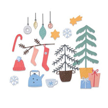 Load image into Gallery viewer, Sizzix Thinlits Dies Christmas Cheer (664497)