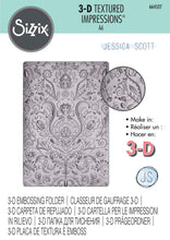 Load image into Gallery viewer, Sizzix 3-D Textured Impressions Embossing Folder - Folk Doodle (664527)