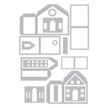 Load image into Gallery viewer, Sizzix Thinlits Dies Paper Village by Tim Holtz (664741)