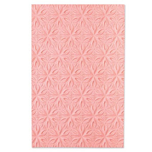 Sizzix 3-D Textured Impressions Embossing Folder Geometric Flowers (665005)