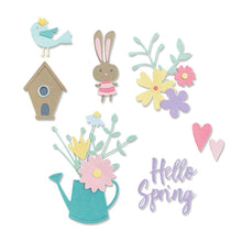 Load image into Gallery viewer, Sizzix Thinlits Die Set 16PK - Hello Spring (665091)