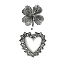 Load image into Gallery viewer, Sizzix 3-D Impresslits Embossing Folder - Lucky Love by Tim Holtz (665227)