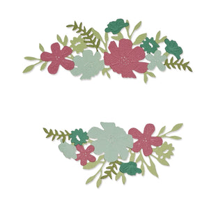 Sizzix Thinlits Dies Botanicals Wild Blossom Borders by Lisa Jones  (665285)