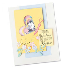 Load image into Gallery viewer, Sizzix Framelits Die Set with Stamps Butterfly Wishes (665654)
